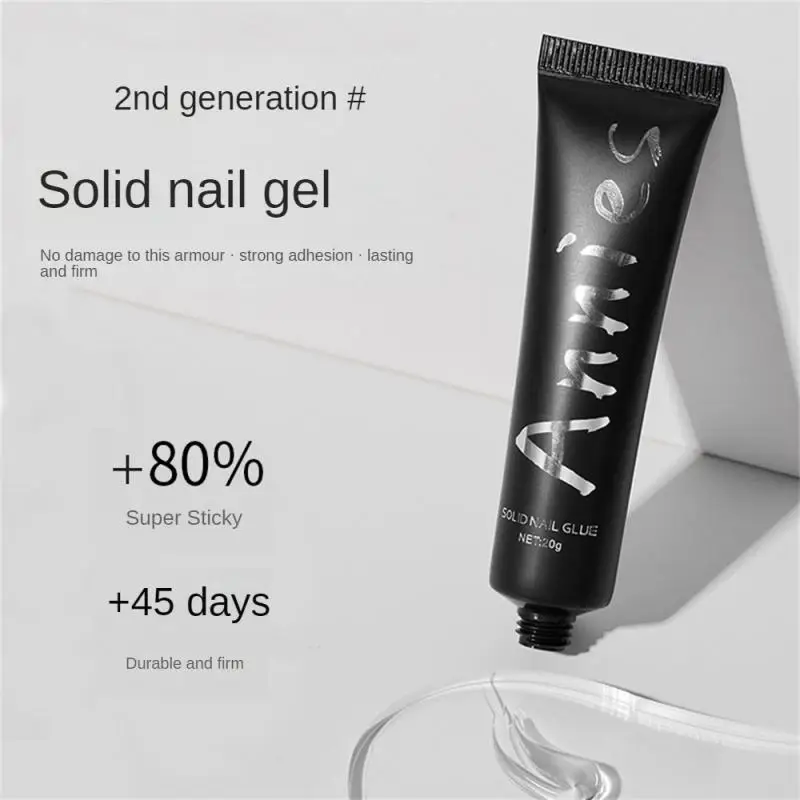 

Drill Modeling Adhesive Solid For Nail Salons Viscous Gel Stereoscopic Good Ductility Diy Nails Solid Glue New Long-lasting 20g