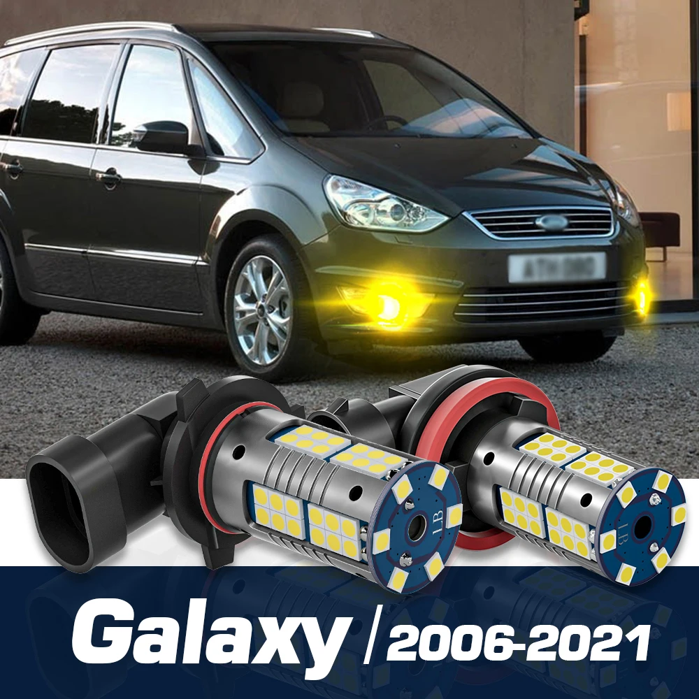 

2pcs LED Fog Light Canbus Accessories For Ford Galaxy 2006-2021 2007 2008 2009 2010 2011 2012 2013 2014 2015 2016 2017