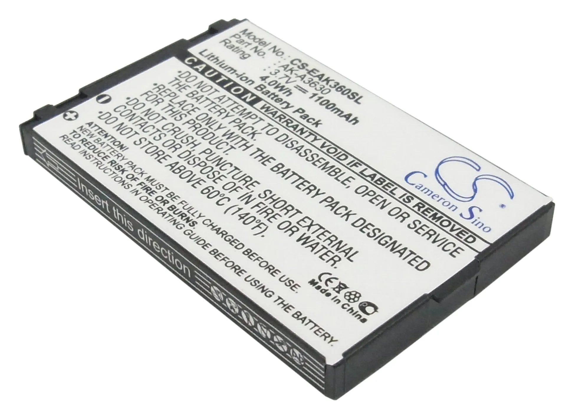 

CS 1100mAh battery for Emporia TELEME A3620 AK-A3630