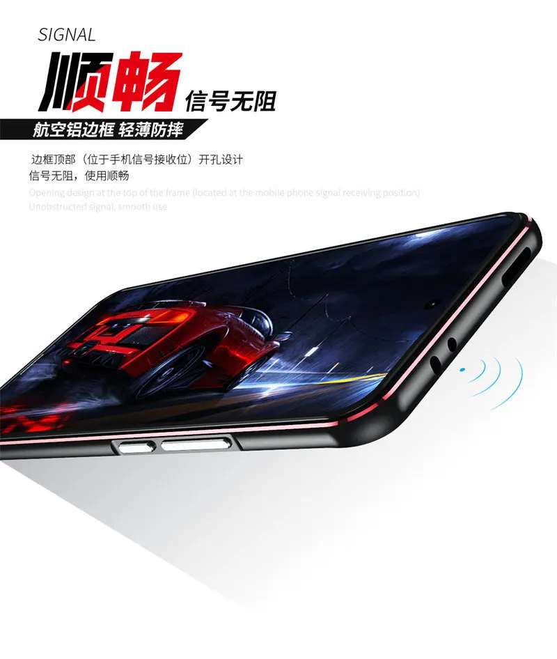 Bumper for Xiaomi Mi 12T Mi12T Xiaomi12T Glitter Metal Aluminum Frame Hard Cover Case for Xiaomi Mi 12T Pro Mi12T Metal Bumper