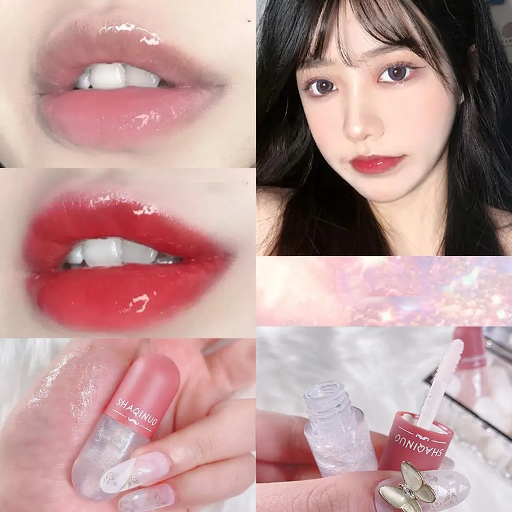 Shuiguang Capsule Lip Honey Kit увлажняет и поверхность зеркальное стекло бесцветное