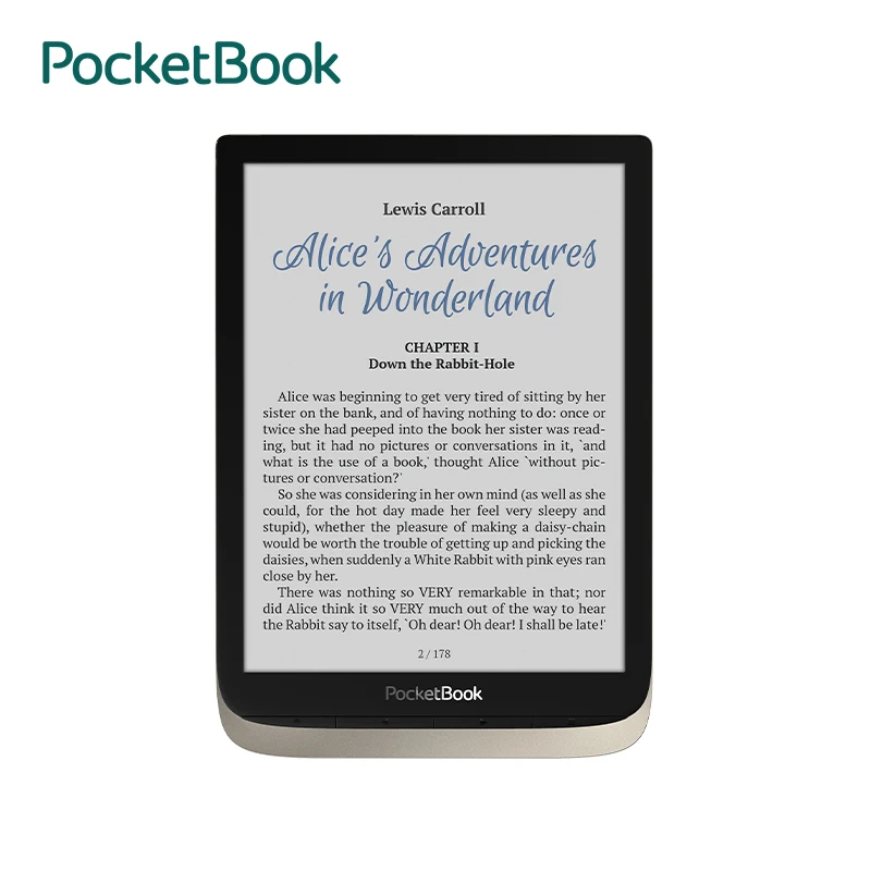 

PocketBook Ebook Reader InkPad Color Frontlight Lightweight 7.8" E Ink Kaleido™ Plus Color Screen Bluetooth 16 GB e-library