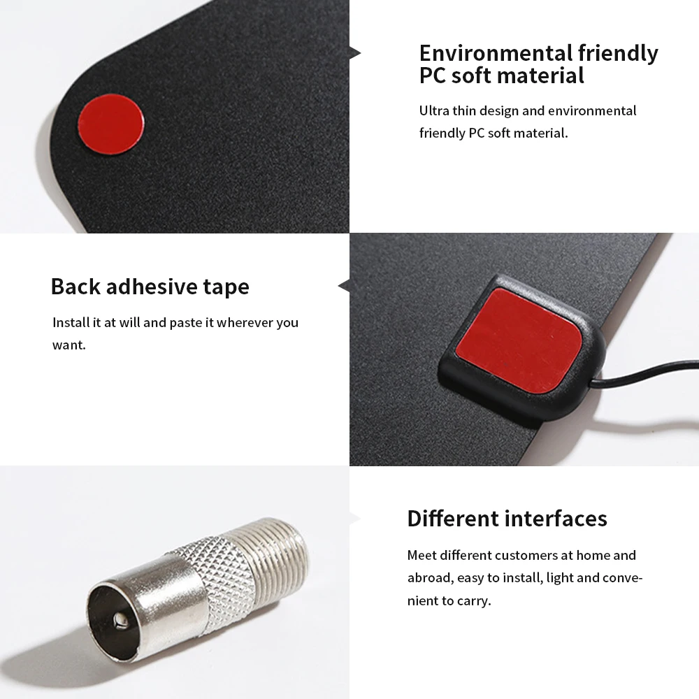 Кабель GroundCoax прочный HD цифровой усилитель длинные локальные каналы 1080P