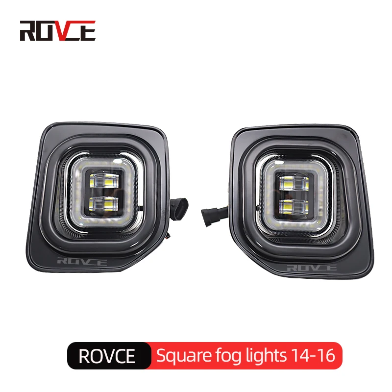 

Автомобильные светодиодные противотуманные фары ROVCE DRL дневные ходовые огни для Land Rover Discovery 4 2010-2016, модифицированные противотуманные фары в сборе
