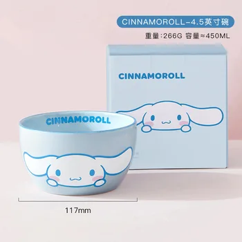 Cute Sanrio Hello Kitty, My Melody & Cinnamoroll Ceramic Rice Bowls 5