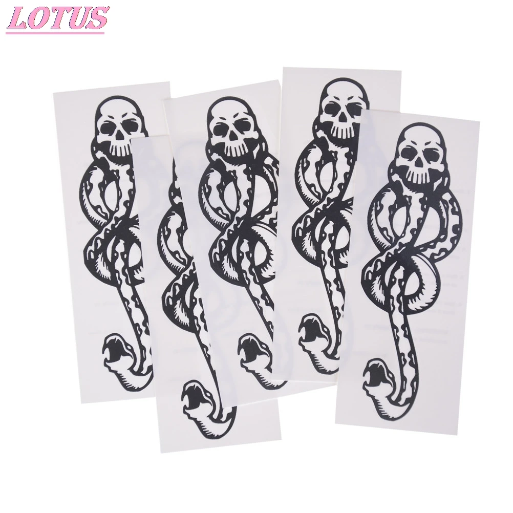 

5/1PCS HOT Death Eaters Dark Mark Make Up Tattoos Stickers Cosplay Accessories And Dancing Party Dance Arm Art Tattoo Stickers
