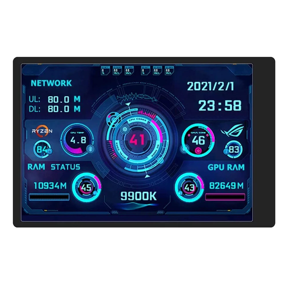 3 5 дюймовый IPS USB мини-экран AIDA64 PC CPU RAM HDD монитор данных компьютер дисплей