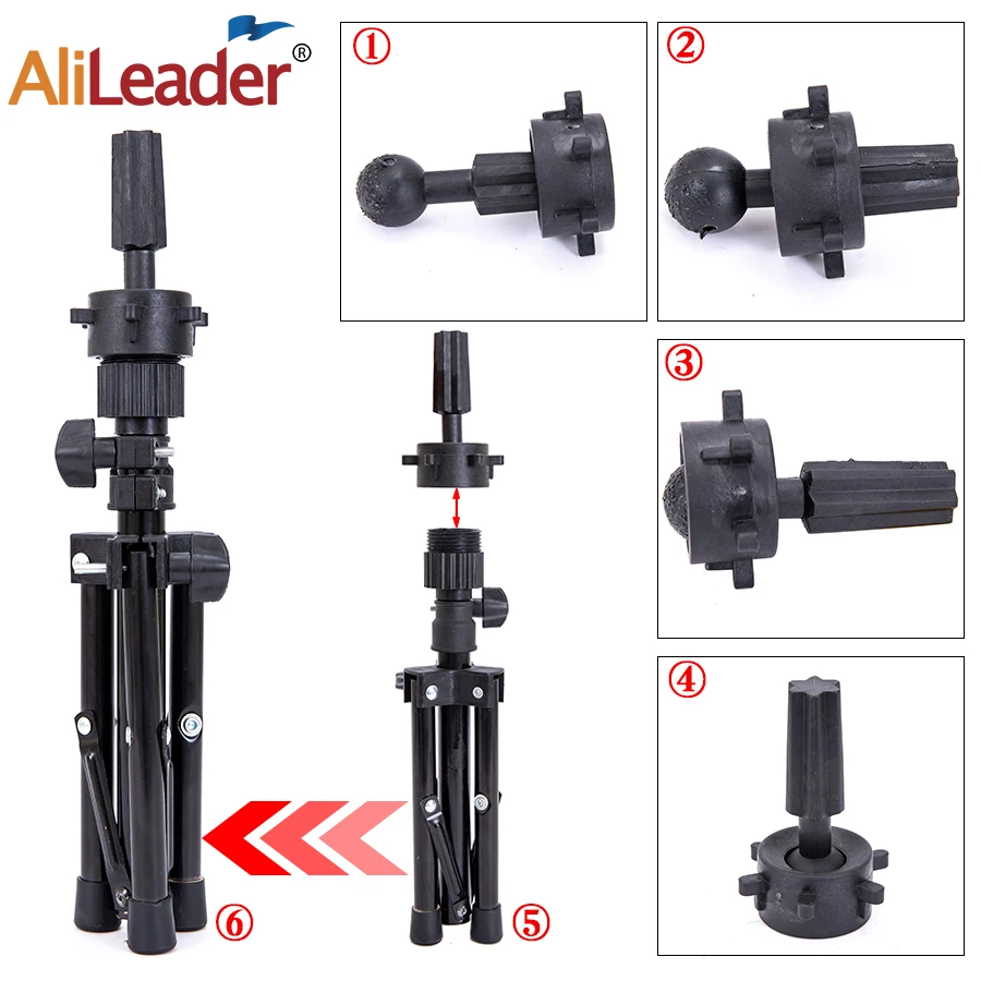 Подставка для головы парика штатив-манекена подставка металлическая