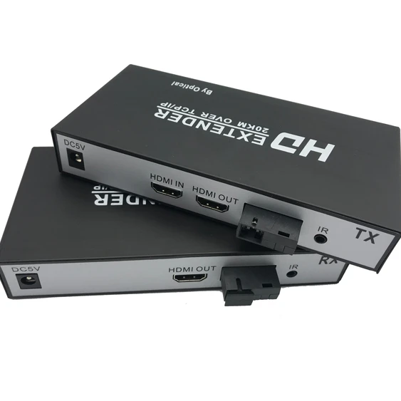 

Волоконно-оптический HDMI удлинитель высокого качества 20 км 1080P SC волоконно-оптический порт приемник-передатчик для ТВ поддержка IR HDMI Loop out