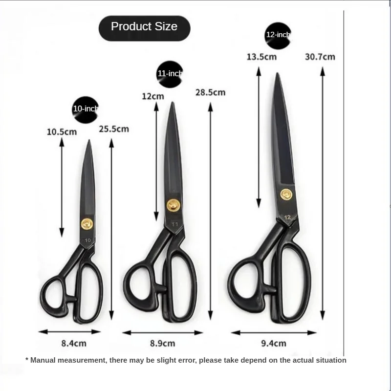 Professional Tailor Scissors Sewing Scissors Embroidery Scissor Tools for Sewing Craft Supplies Scissors Fabric Cutter Shears