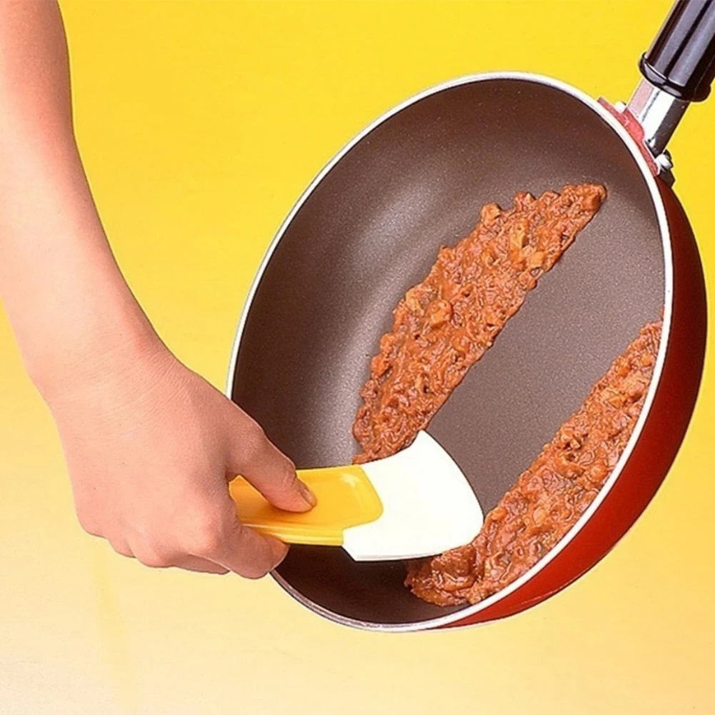 

Silicone Dish Cleaning Spatula Bowl Scraper Non-Stick Kitchen Scraper Spatula Pot Baking Multi-function Scraper Cleaning Tool