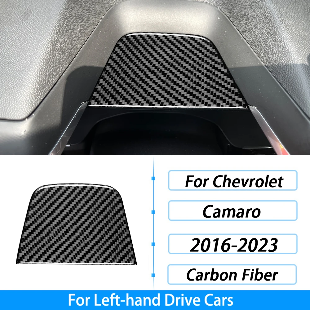 

Для Chevrolet Camaro 2016 2017 2018 2019 2020 2021 2022 2023 натуральное углеродное волокно, отделка крышки, аксессуары для салона автомобиля, наклейка