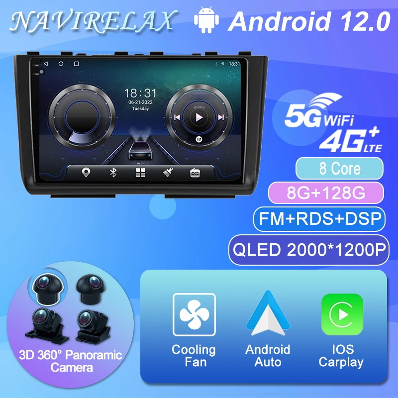 Android 12 For Hyundai Creta 2 IX25 2020 2021 Car Radio Multimedia Video Player Navigation GPS No 2Din 2 Din Carplay Auto DVD
