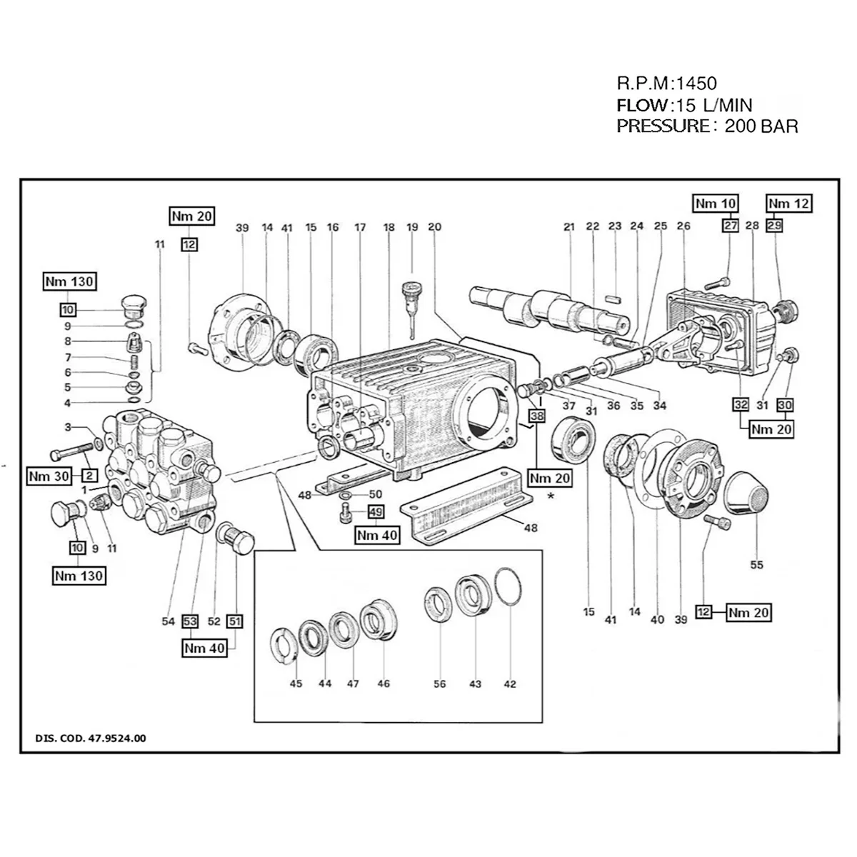 Производство итальянского насоса высокого давления итальянский поршневой насос