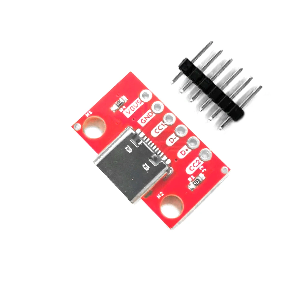 

Aideepen TYPE-C female board розетки для пайки 5 шт.