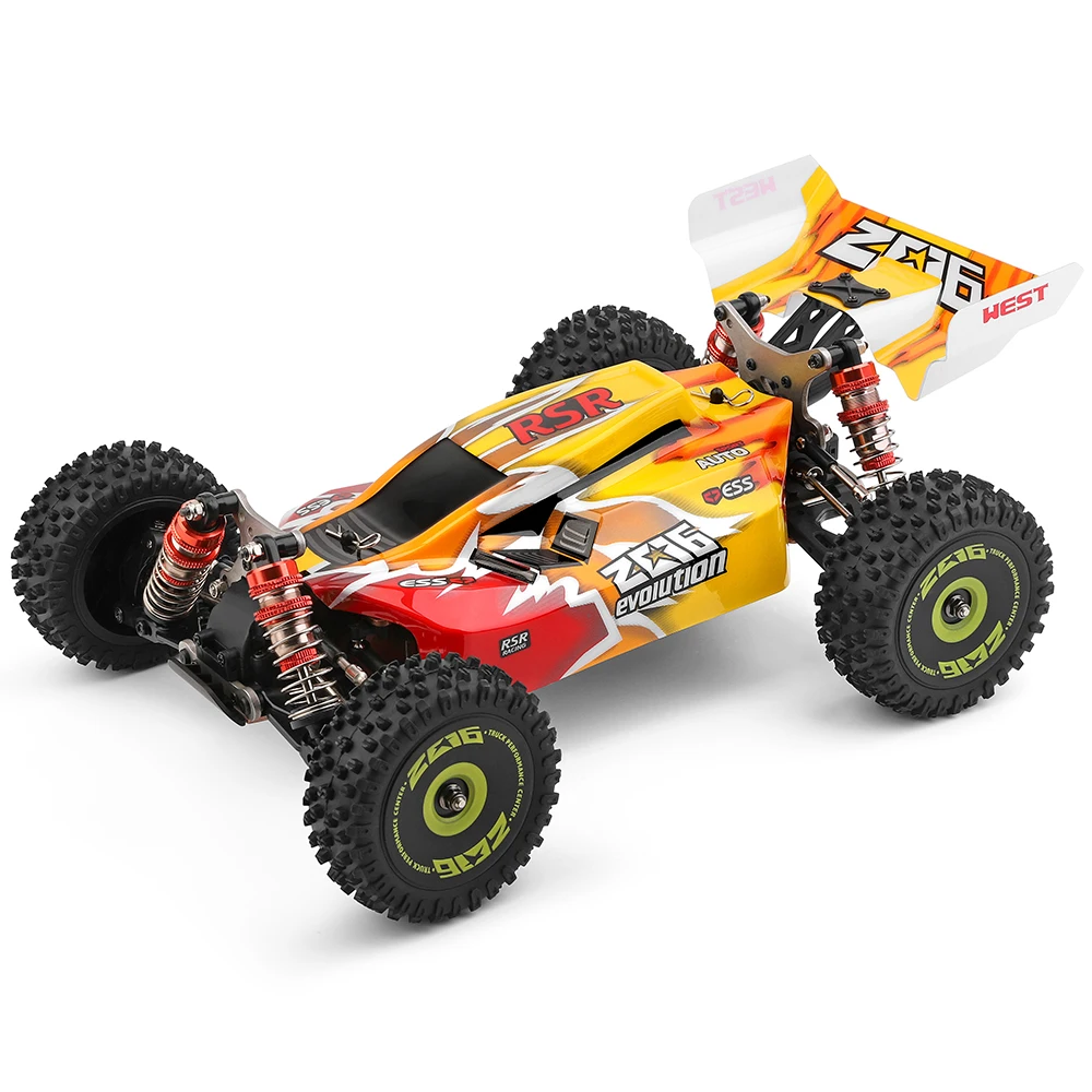 Купить 75KMH WLtoys 144010 Бесщеточный Багги высокоскоростной 1/14 внедорожник 4WD Радиоуправляемый автомобиль RTF
