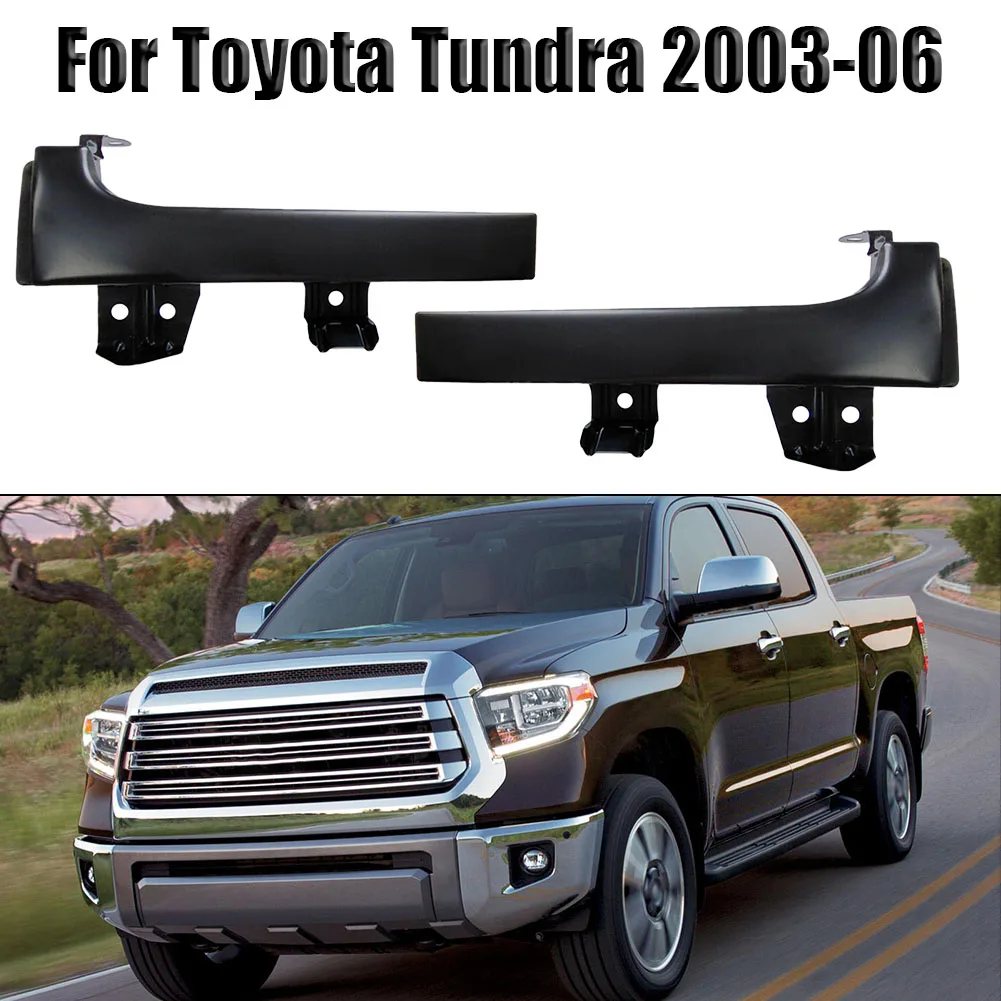 

1 Pair Car Front Bumper Headlight Lamp Lower Filler Molding Trim Panel For Toyota Tundra 2003 2004 2005 2006