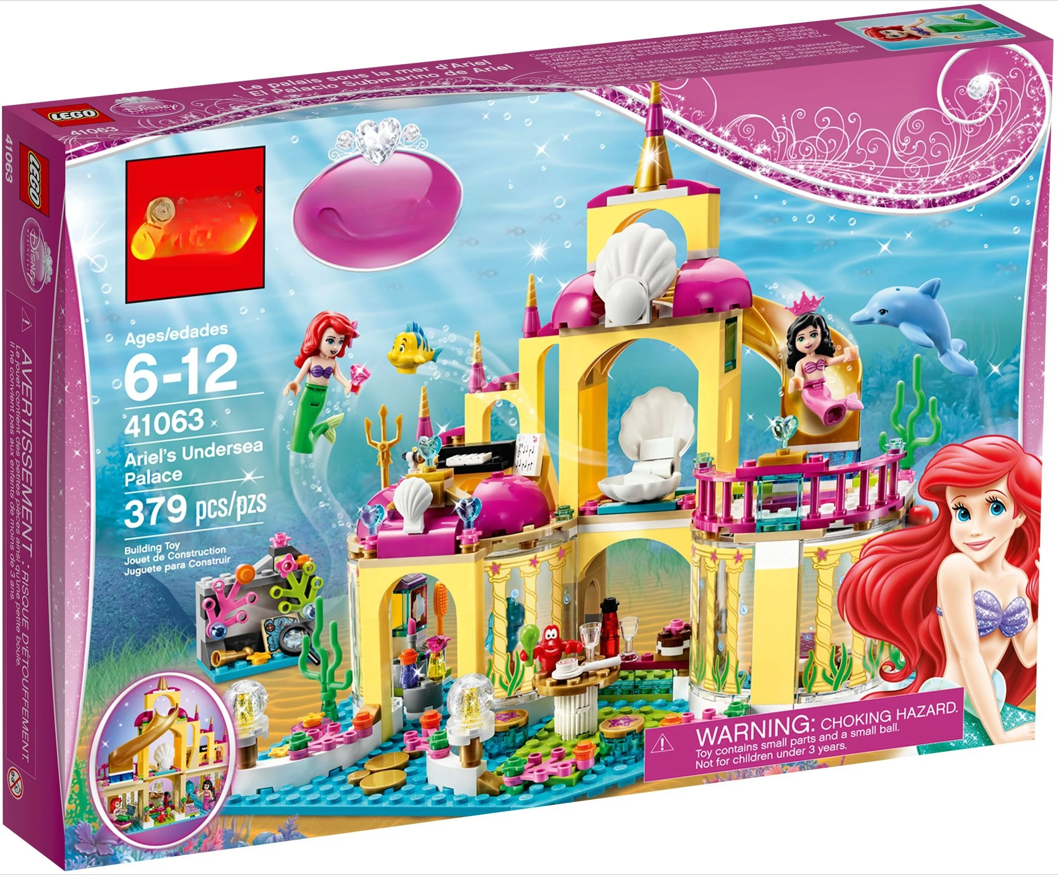 25016 Подводный дворец Ариэль строительный блок принцессы замок для девочек