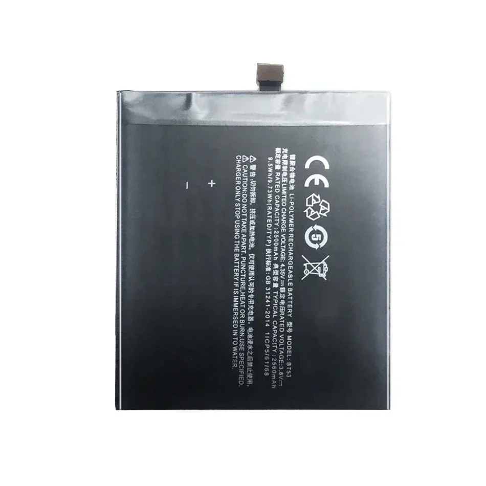 Аккумулятор для смартфона 2560 мАч BT53 Meizu Meizy Pro6 Pro 6 литий-полимерных аккумуляторов