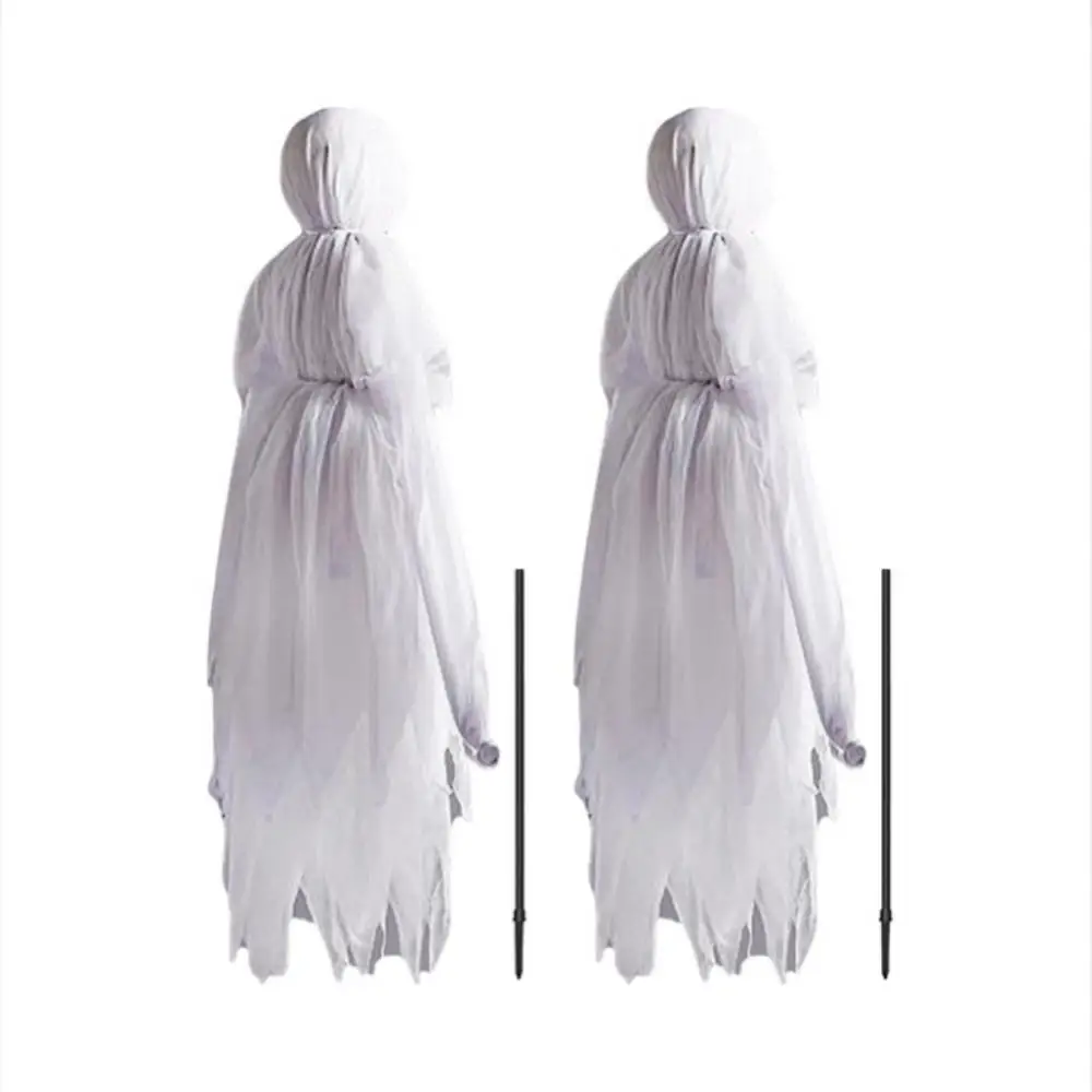 

Increase Atmosphere Halloween Pendant Battery Haunted House Pendant Light-up Multi-role Skull Ghost Hanging Garden Decor