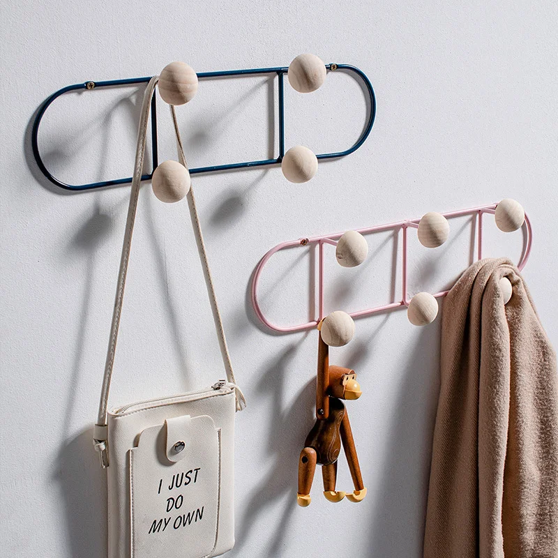 

Nordic Ins Wind Entry Wall Hooks Simple Modern Entrance Living Room Wall Hanging Decor Clothing Store Hooks For Hanging