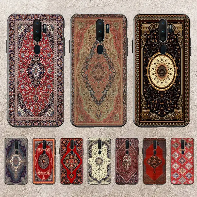 

Persian Carpet Floral Pattern Phone Case For Redmi 9A 8A 6A Note 9 8 10 11S 8T Pro Max 9 K20 K30 K40 Pro PocoF3 Note11 5G Case