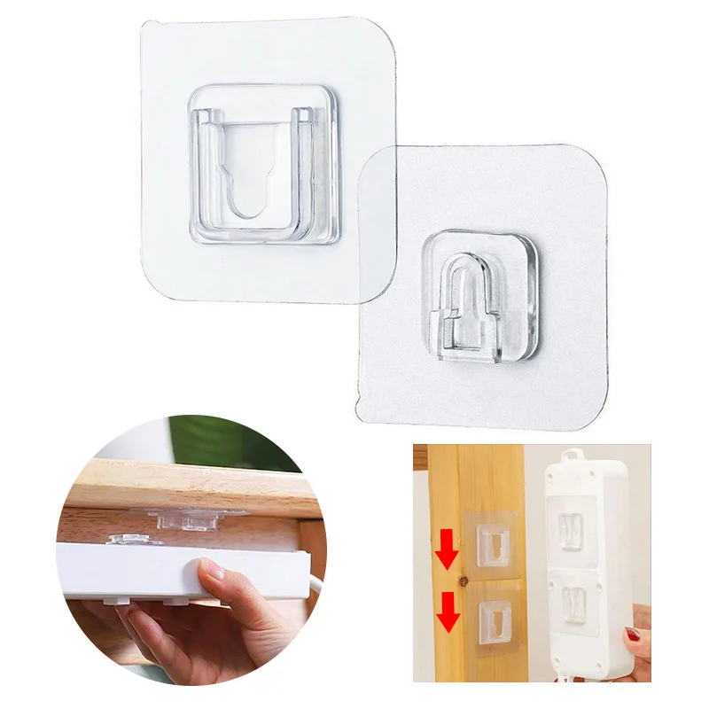 

Wall Hooks Multi-Purpose Holder Double-Sided Housekeeper on Sticker Transparent Storage Home Gadgets Suction Cup Bathroom Sucker