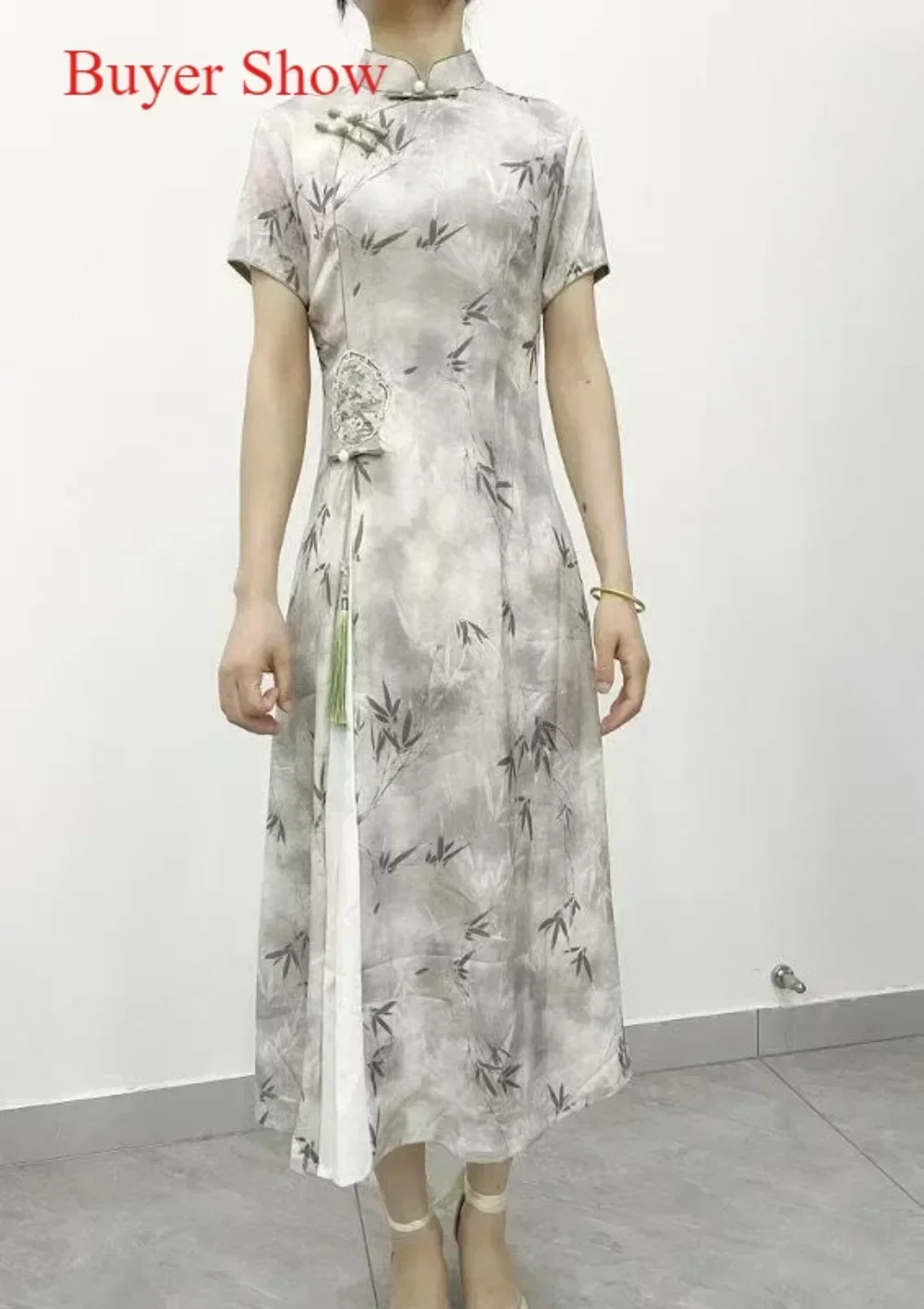 Женское винтажное платье Cheongsam для молодых леди улучшенное современное Ao Dai