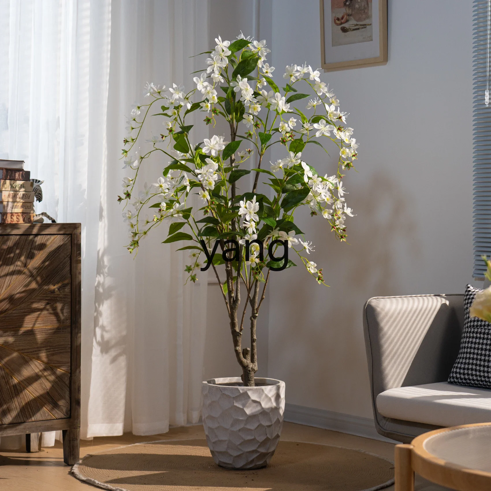 XYY светлый роскошный высококачественный вертикальный шелковый жасмин имитация