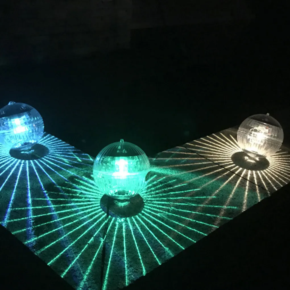 

Solar Swimming Pool Ball Light Battery Powered Waterproof Underwater Lamp