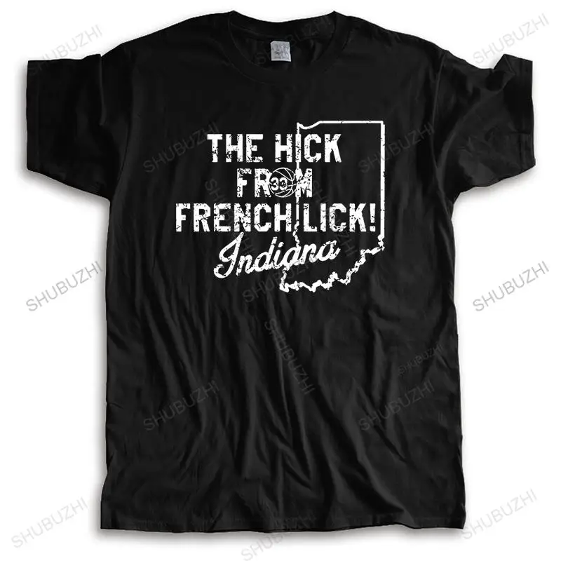 

Summer mens High Quality tshirt Brand Clothing The Hick from French Lick Indiana funny printing tee-shirt for men t-shirts gift