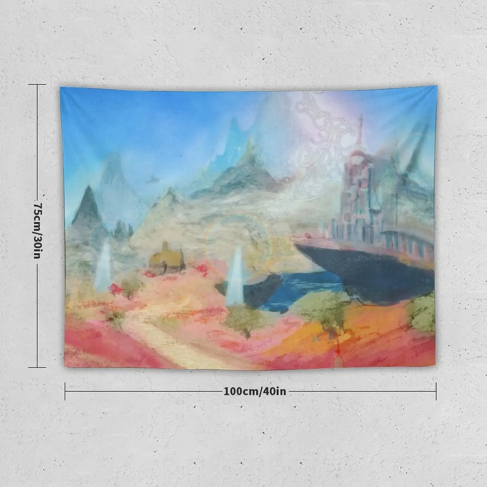 Il Mheg гобелен с изображением сказочного Королевство Настенный декор в японском