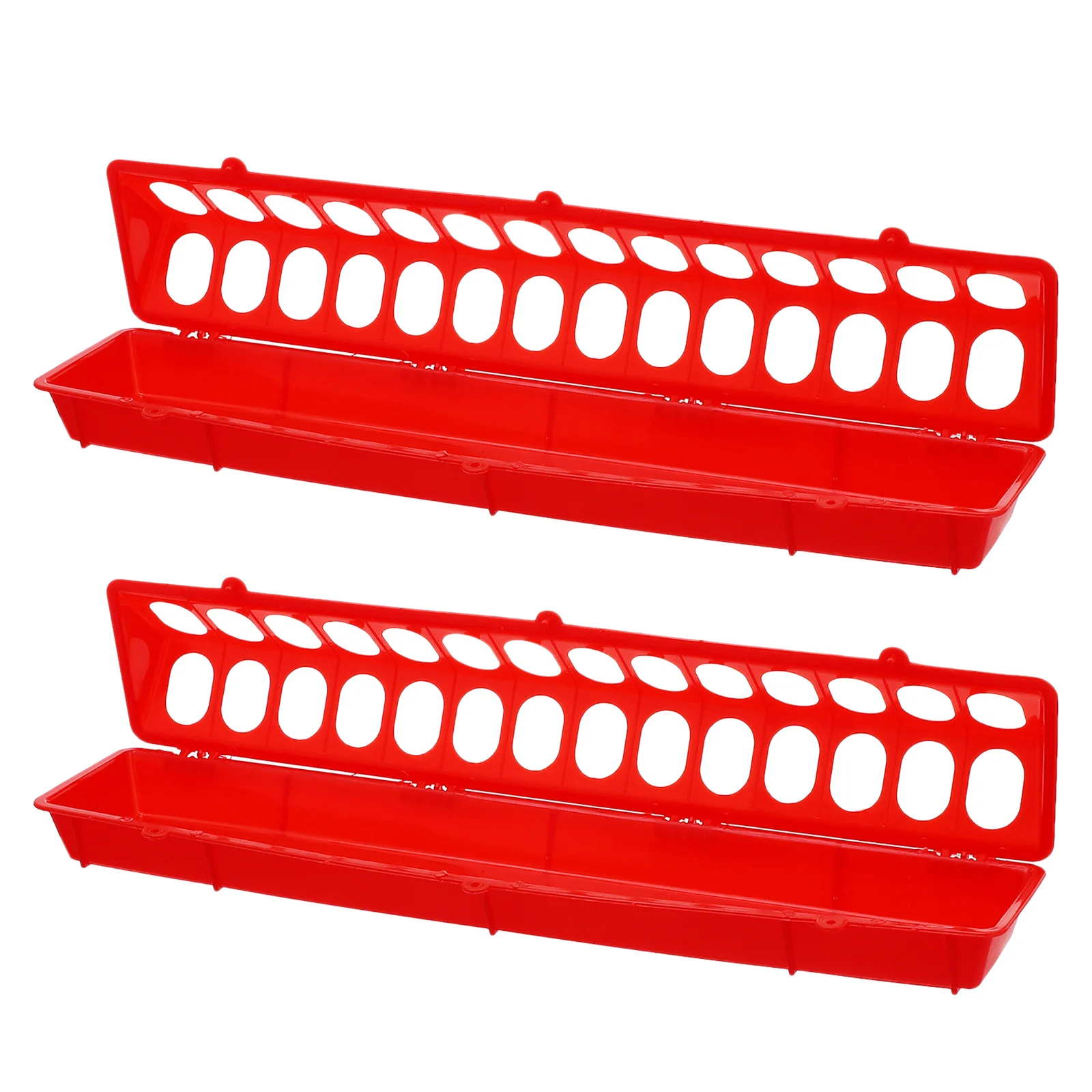 

Feederpoultry Pigeon Birdtray Chicken Chick Bowl Troughslidecage Feeding Holeparrotfarm Drinker Feed Hen Feeders Supplies