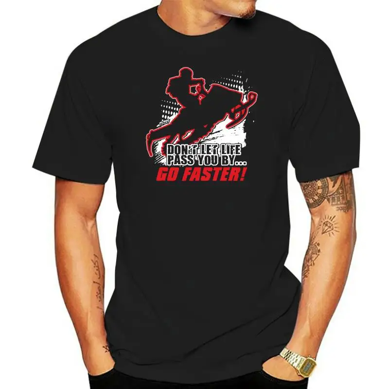 

Men's Snowmobile Faster Red t shirt Custom Short Sleeve S-XXXL slim Loose Building Spring Autumn Outfit shirt
