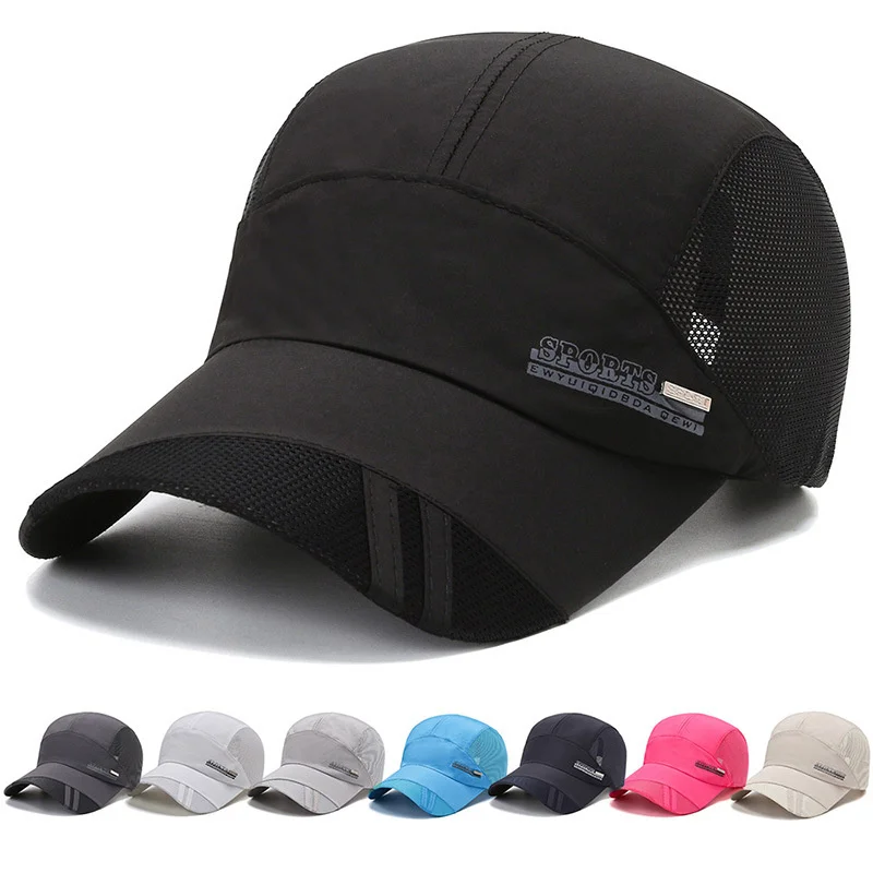 

Quick Dry Cap Lightweight Running Hats Unstructured Soft Baseball Cap Unisex Breathable Baseball Run Hat
