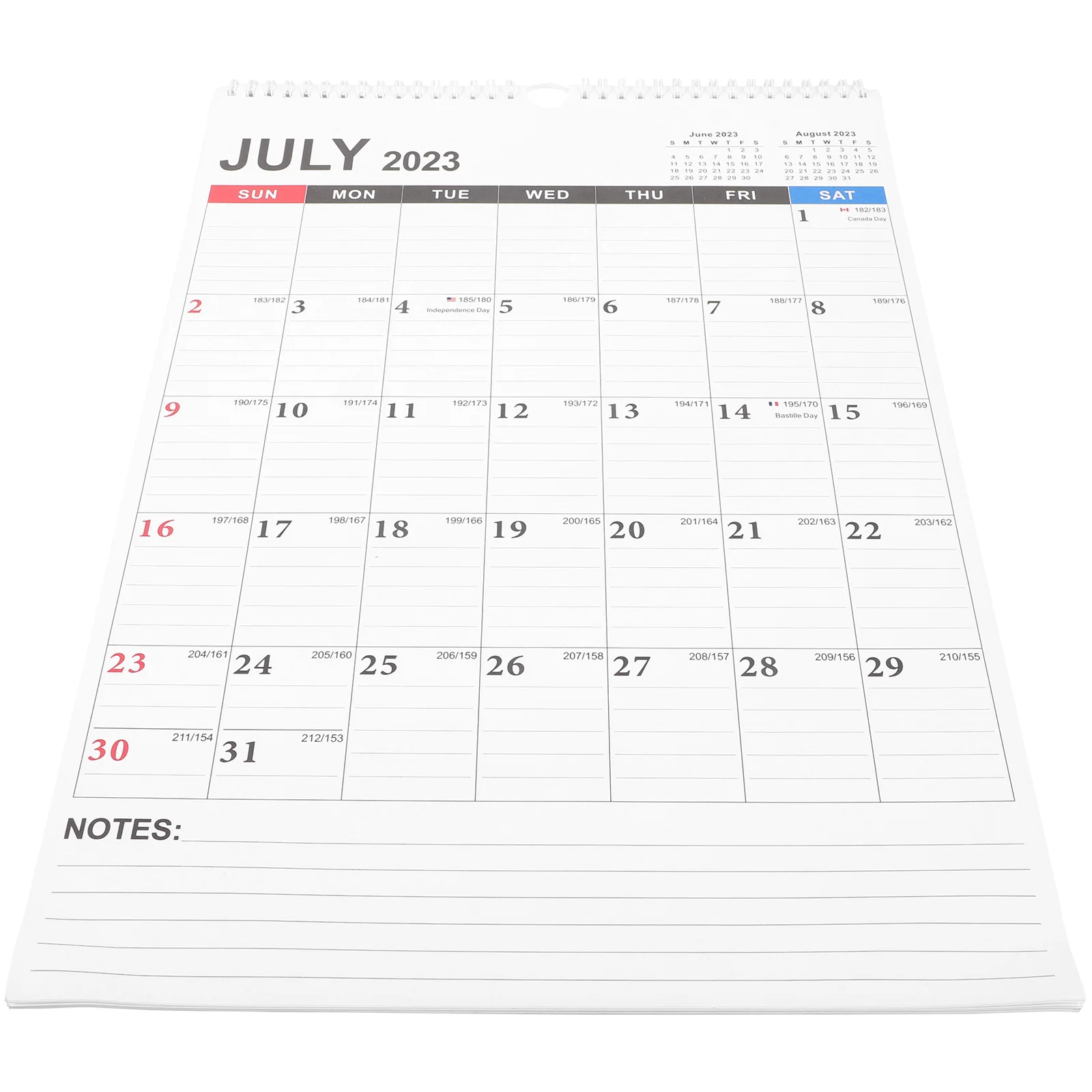 

Dates Home Desk Calendar Wall Calendar Large English Calendar 2023-2024 for Home School Office Student for Appointment