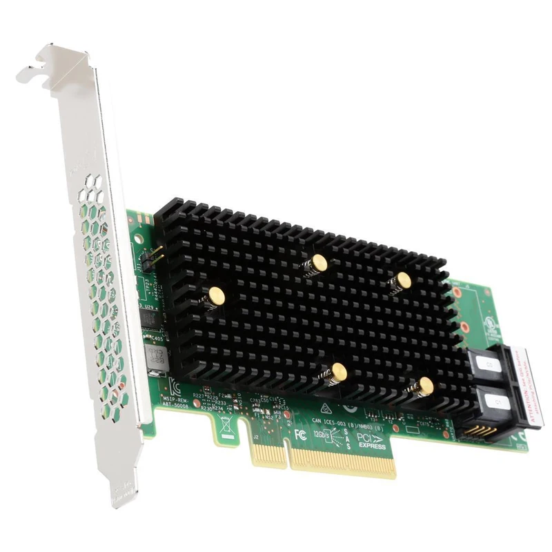 Для Broadcom MegaRAID LSI 9440-8I RAID 0/1/10/5 SAS/SATA/NVMe PCIe 3.1 x8 12 Гбит/с RAID-карта SAS3408 100% тестирование
