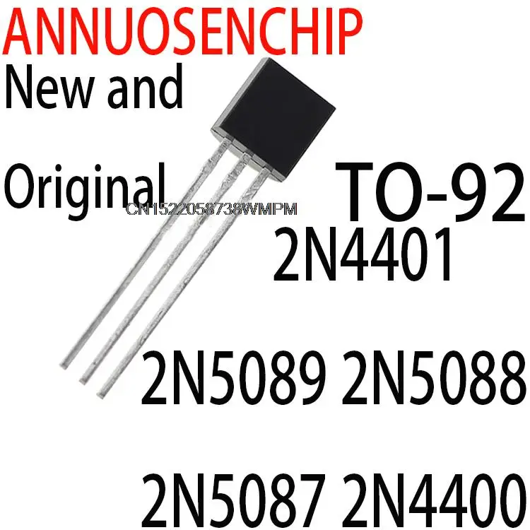 10 шт./лот Новый и оригинальный TO-92 2N4401 2N5089 2N5088 2N5087 2N4400 2N5457 2N5458 2N6027 2N6028 2N5485 2N5484 2N5771 -