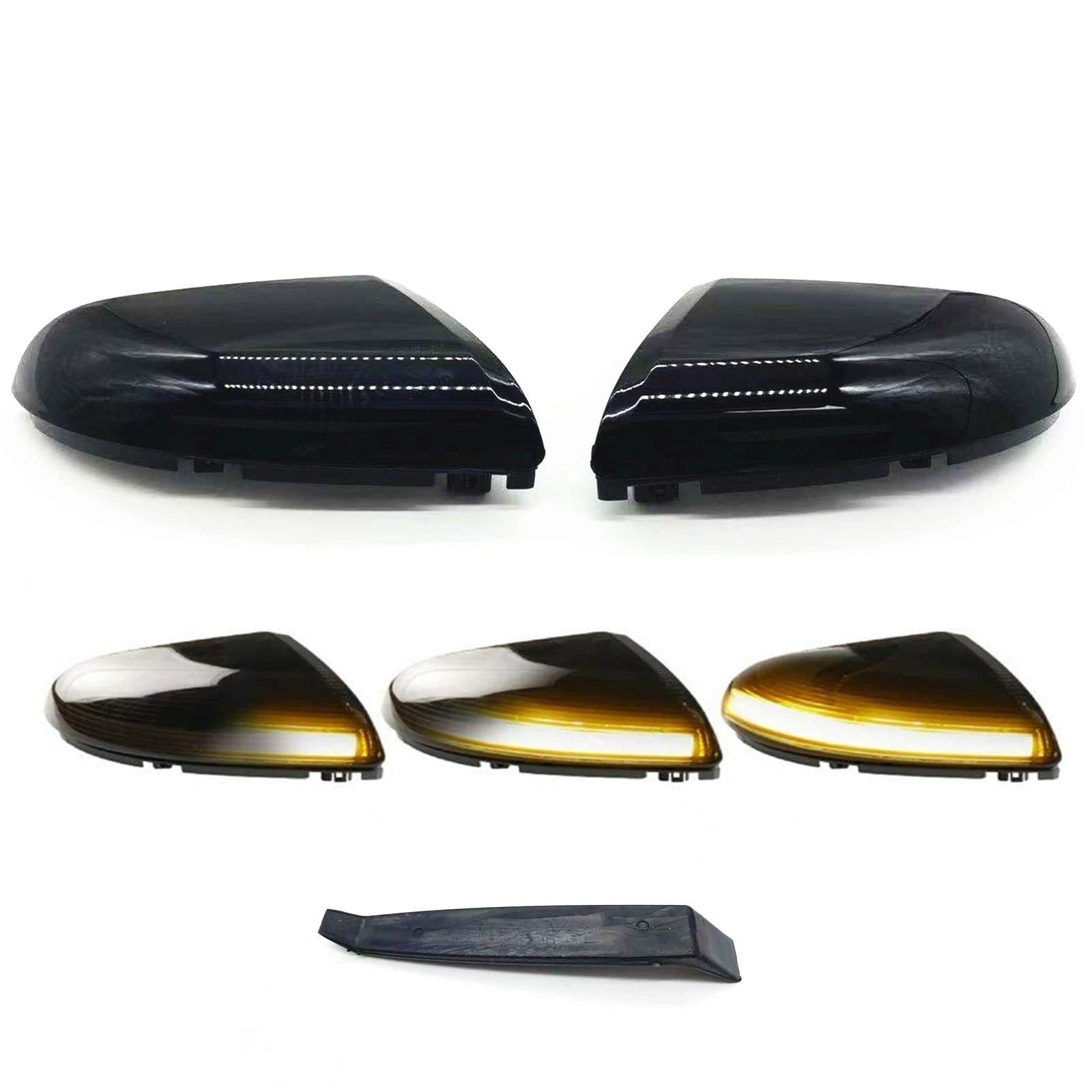 

Car Sequential LED Side Mirror Covers Turn Signal Light Rear View Reverse Lamp Bulb For Dodge RAM 1500/2500 2009-2014