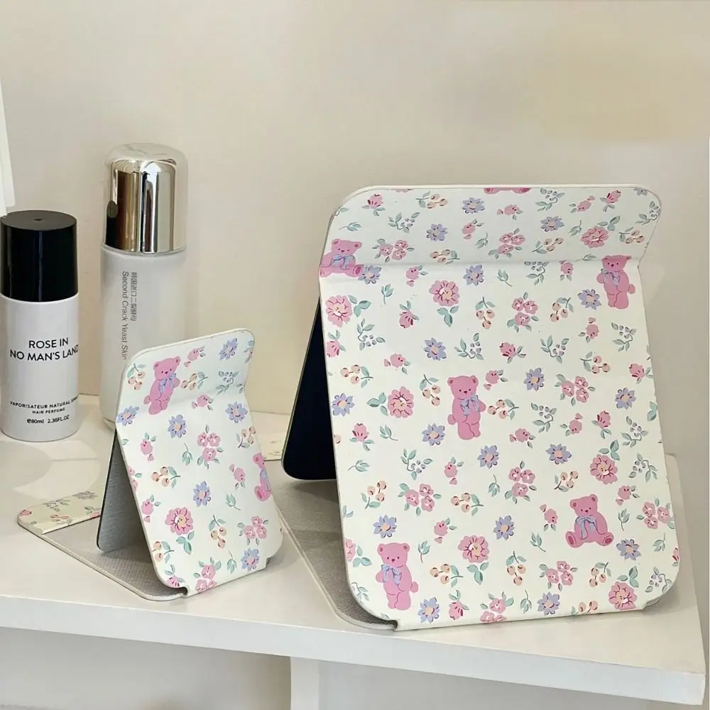 Портативное зеркало для макияжа мини-размера HD Beauty одностороннее компактное