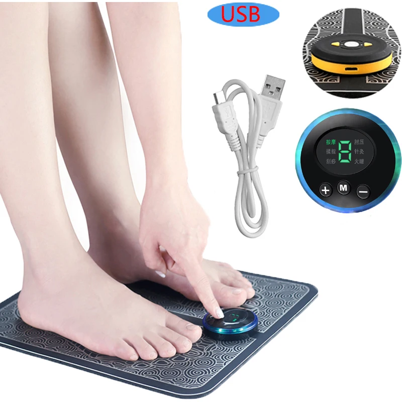 

Fisioterapia Foot Massager Mat Massageador Pes Muscular Electric EMS Health Care Relaxation Terapia Fisica Massage