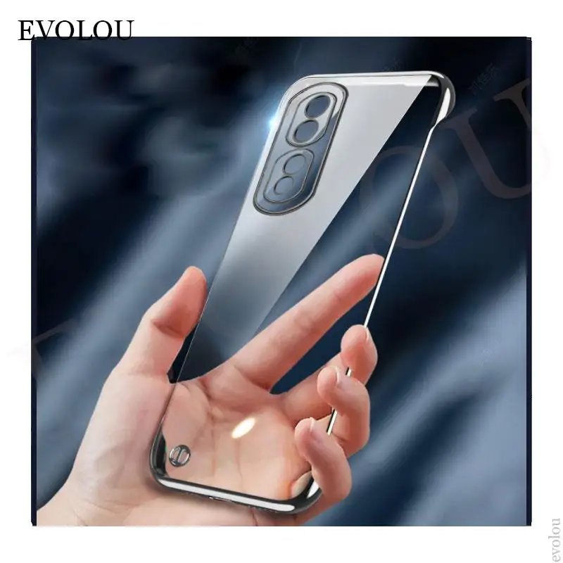 Для Oppo Reno 10 Pro Plus покрытие безрамный Прозрачный жесткий чехол для 8 9pro 7SE