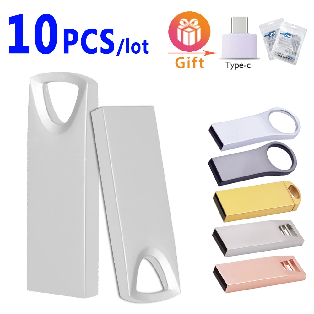 

Металлический флеш-накопитель USB 2,0, 64 ГБ, 32 ГБ, 16 ГБ, 128 ГБ, 4 Гб