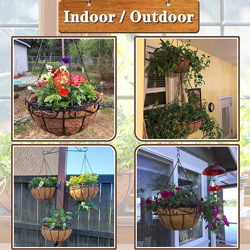 Цветочный горшок из кокосового волокна 35 см