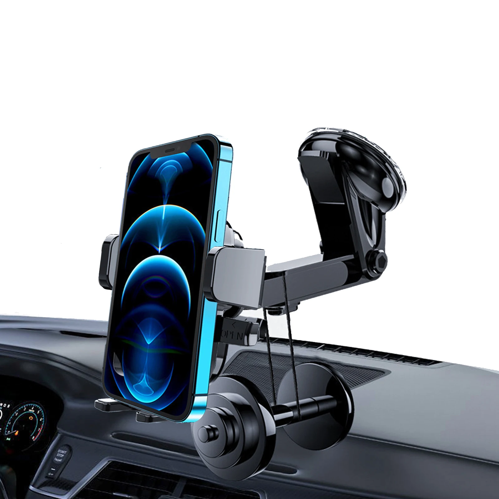 

Car Phone Holder Car Air Vent Mount Telescopic Mobile Stand Smartphone GPS Support For IPhone 13 12 Redmi Sam Sung Hua Wei