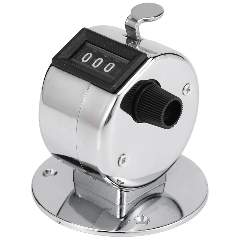 

Round Base 4 Digit Manual Hand Tally Mechanical Palm Click Counter