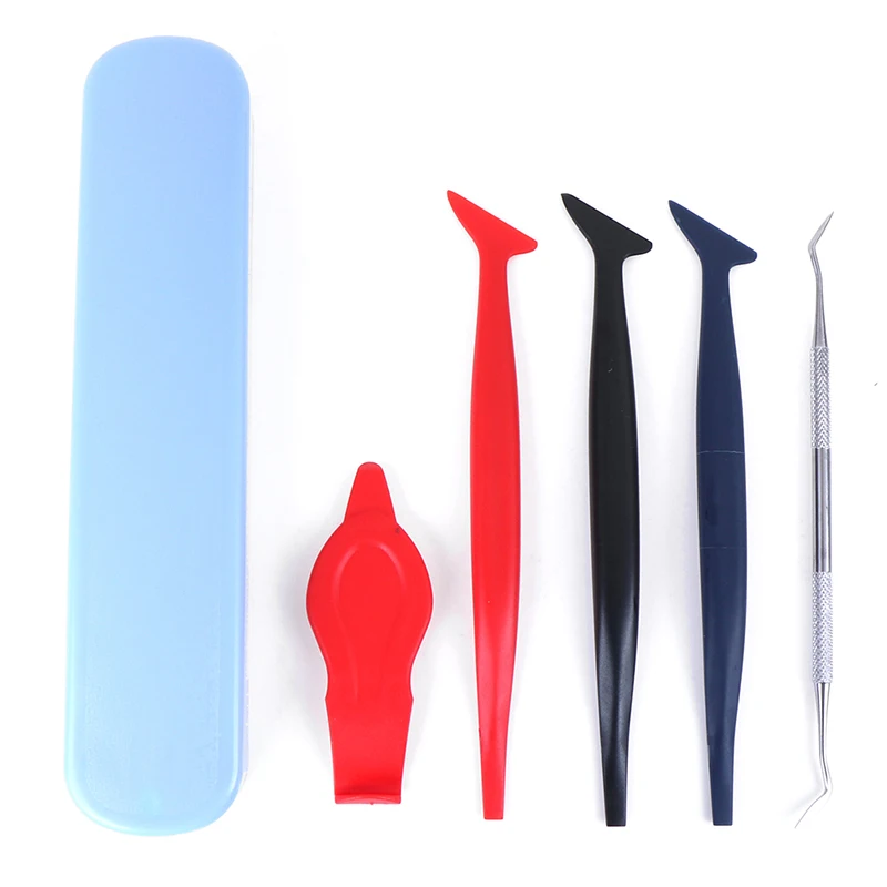 

5pcs new Car Stickers Hardness Wrap Vinyl Tools exterior accessories Micro Squeegee Scraper car Tuck Micro Gasket Squeegee brand