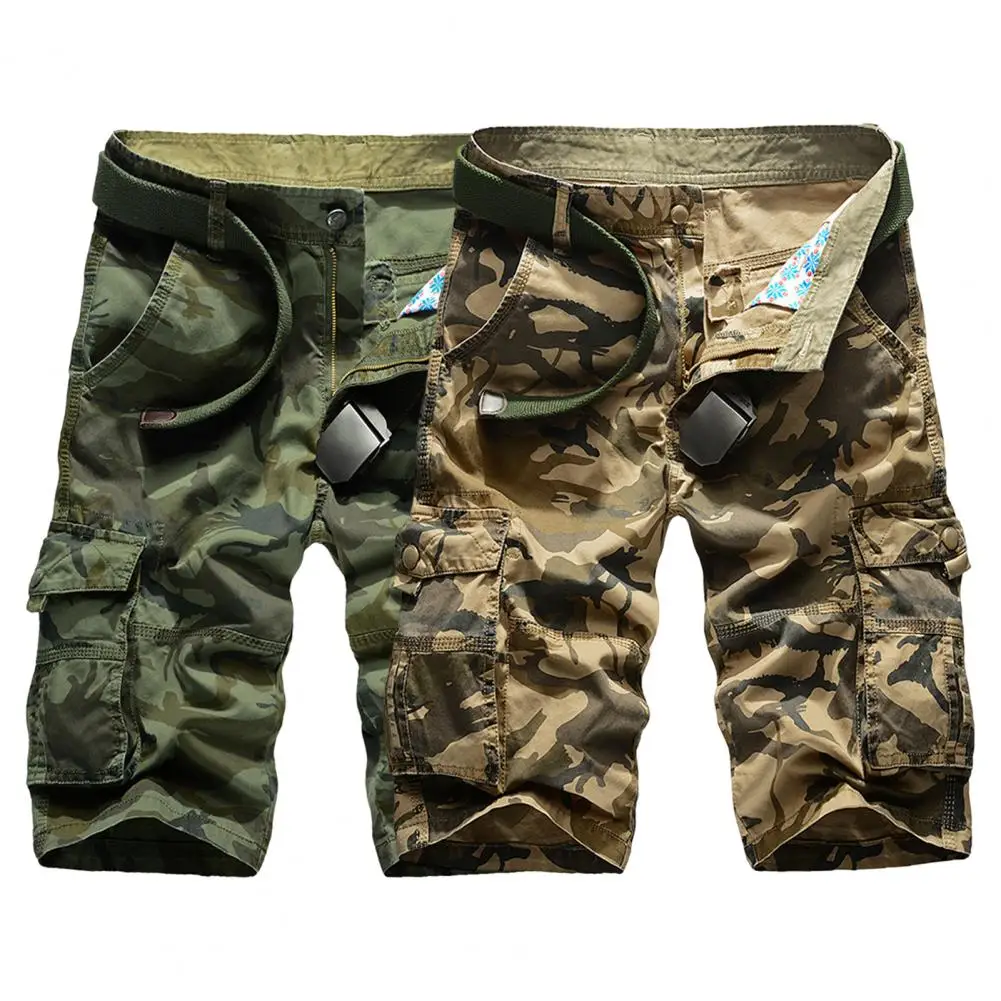 

Брюки-карго мужские камуфляжные, повседневные армейские штаны в стиле милитари, средняя посадка, эластичный пояс, на молнии, с множеством ка...