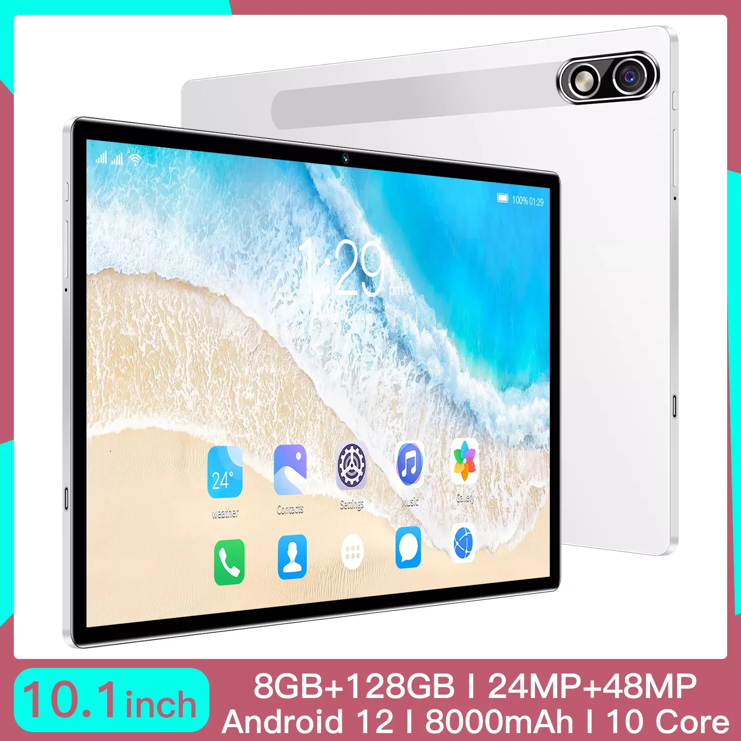 

Планшет Mi Pad 5, 10,1 дюйма, 8 ГБ/128 Гб ПЗУ, процессор Snapdragon 860, экран 2,5 к, камера 13 МП, аккумулятор 8800 мАч