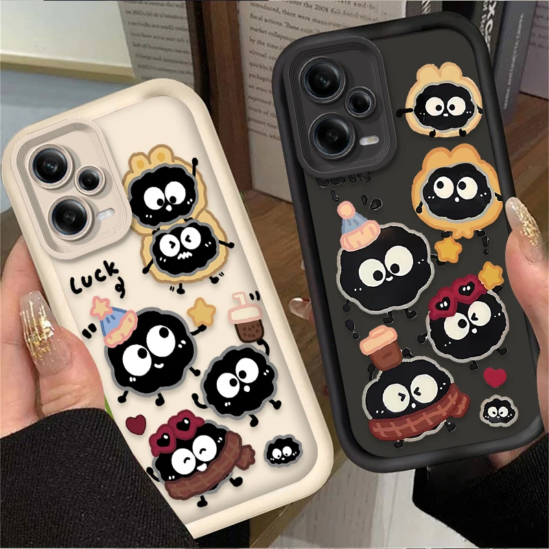 Чехол Cartoon Lovely Big Eye Eggette для Xiaomi Redmi Note 13 12 11 Pro Plus 4G 5G 12S 11S 10S 10 9 9S 14C 13C 12C A3